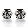 Tibetan Style Alloy Beads X-TIBE-R317-056AS-LF-1