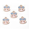 Alloy Enamel Pendants PALLOY-F288-04C-4