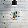 MDF Printed Wall Clock HJEW-WH0058-007-6