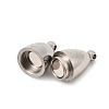 304 Stainless Steel Magnetic Clasps STAS-F350-03A-P-2