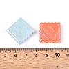 UV Plating Opaque Acrylic Beads OACR-T028-56-3