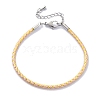 Polyester Cord Braided Bracelet Makings MAK-Z003-01P-26-1