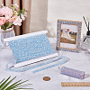 1 Roll Resin Rhinestone with Plastic Imitation Pearl Beaded Trim DIY-BC0015-57A-4