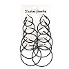 Alloy Hoop Earrings Sets WG0E569-08-1