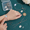 Unicraftale DIY Blank Oval Dome Link Bracelet Making Kit DIY-UN0005-30-4