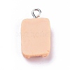 Bread Theme Resin Pendants RESI-K009-13P-21