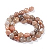 Natural Black Sunstone Beads Strands G-C038-02A-3