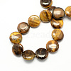 Natural Tiger Eye Stone Bead Strands G-S110-15-2