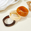 3Pcs Resin Bangles Set for Women BJEW-WH0011-117-4