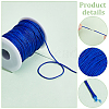 1 Roll 100 Yards Round Nylon Braided Thread NWIR-PH0002-22E-4