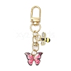 Butterfly Bees Alloy Enamel Pendant Decorations HJEW-JM02688-05-2