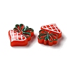 Christmas Opaque Resin Cabochons RESI-K019-32-3