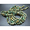 Natural African Turquoise(Jasper) Beads Strands TURQ-G037-12mm-2