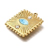 304 Stainless Steel Pendants STAS-C122-20G-02-2