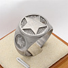 304 Stainless Steel Finger Rings for Men FS-WG539CD-14-1
