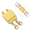 Zinc Alloy Box Magnetic Clasps Converter PALLOY-C159-01LG-1