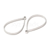Non-Tarnish 304 Stainless Steel Open Back Bezel Teardrop Pendants LS-STAS-Z040-11A-P-2