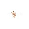 Brass Crystal Rhinestone Clip on Nose Rings WG0512E-06-2