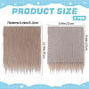 Faux Fur Squares Fabric BJEW-WH0515-11C-2