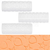 Plastic Handle Clay Texture Rollers AJEW-WH0248-351-1