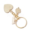 Alloy Enamel Pendant Keychains KEYC-JKC01177-01-4