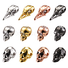 Halloween Brass Micro Pave Cubic Zirconia Beads ZIRC-TA0001-05-2