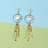 Chain Tassel Earrings EJEW-JE05780-02-3
