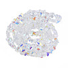 Electroplate Transparent Glass Beads Strands EGLA-N002-20A-D01-2