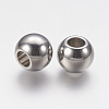 Tarnish Resistant 201 Stainless Steel Beads STAS-F141-17P-1