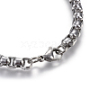 Non-Tarnish 304 Stainless Steel Box chain Necklaces NJEW-F242-13P-G-3