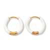 304 Stainless Steel & Enamel Hoop Earrings for Women EJEW-S237-13B-1