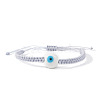 Handmade Lampwork Evil Eye Bead Braided Bracelets UN6877-7-1