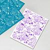 Silk Screen Printing Stencil DIY-WH0341-346-7