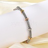 304 Stainless Steel Mesh Chain Bracelets for Women BJEW-Z087-15P-4