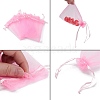 Organza Gift Bags with Drawstring X1-OP-R016-9x12cm-02-4