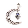 Tibetan Style Alloy European Dangle Charms PALLOY-JF00711-5