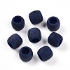 Frosted Opaque Acrylic Beads SACR-T017-08A-1