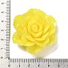 Synthetic Shell Dyed Carved Flower Connector Charms CORA-D034-01A-3