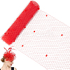 Elastic Polyester Deco Mesh Ribbons DIY-GF0009-01C-1