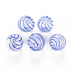 Transparent Handmade Blown Glass Globe Beads GLAA-T012-35C-07-1