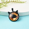 Handmade Glass Pendants PALLOY-JF00798-4