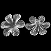Frosted Flower Clear Transparent Acrylic Beads X-PAF154Y-11-1