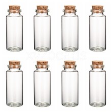 Glass Jar Glass Bottles Bead Containers AJEW-S074-02G