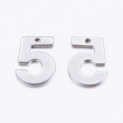 Tarnish Resistant 201 Stainless Steel Pendants LS-STAS-F128-01P-5-1