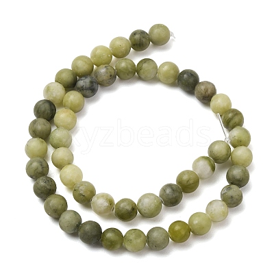Natural Chinese Southern Jade Beads Strands G-F591-08A-01-1