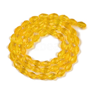 Transparent Glass Beads Strands EGLA-N013-T4mm-D04-1