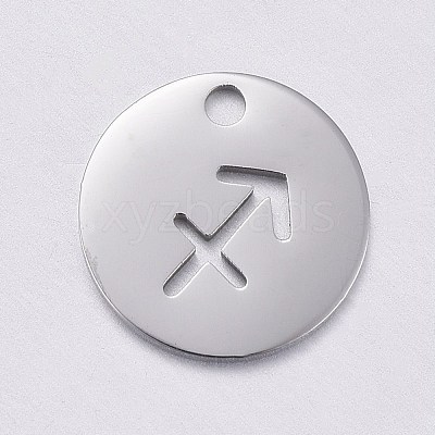 Non-Tarnish 304 Stainless Steel Charms STAS-F246-01E-1