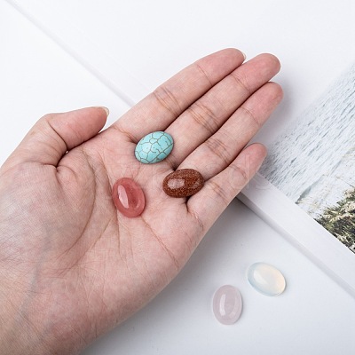 Gemstone Cabochons G-G529-13x18mm-M2-1