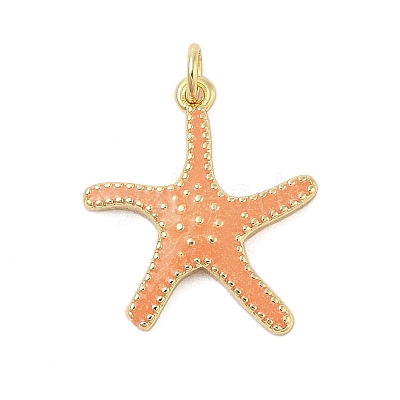Rack Plating Brass Enamel Pendants KK-Z074-11G-1