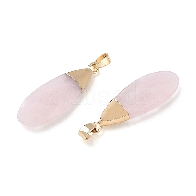 Natural Rose Quartz Pendants GG-CBA9F30-03G-07-1